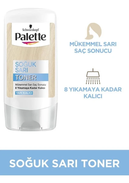 Schwarzkopf Palette Turunculaşma Karşıtı Soğuk Sarı Toner