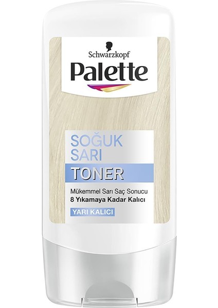 Schwarzkopf Palette Turunculaşma Karşıtı Soğuk Sarı Toner