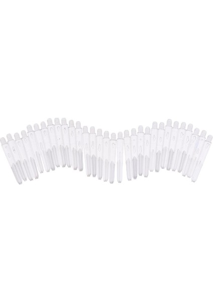 30 Adet Kümesi Evrensel 35MM 2ba Konu Plastik Yumuşak Ucu Dart Sapları / Şaftları Renksiz (Yurt Dışından)