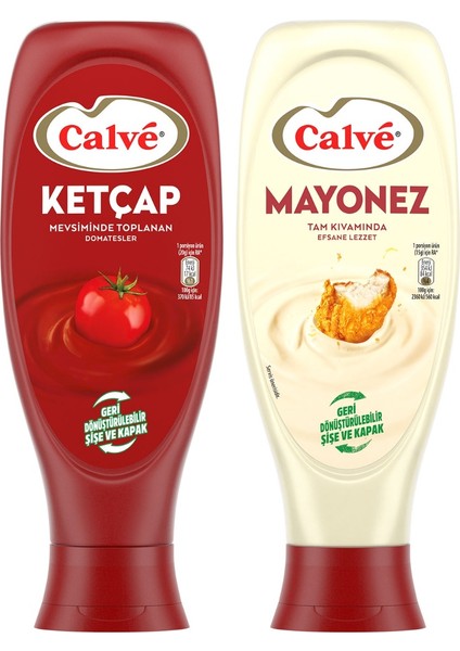 Ketçap 600 gr + Calve Mayonez 540 gr