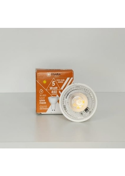 Light LED Çanak Ampül 5W GU10 450LM 3000K Sarı PRO501