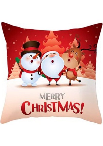 Neşeli Noel Minder Kapak Yastık Noel Noel (Yurt dışından)