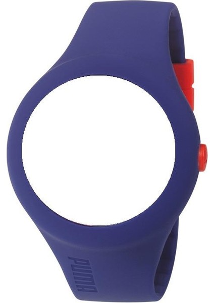 PU103211023 Lacivert Renk Silikon Saat Kordonu Kayışı