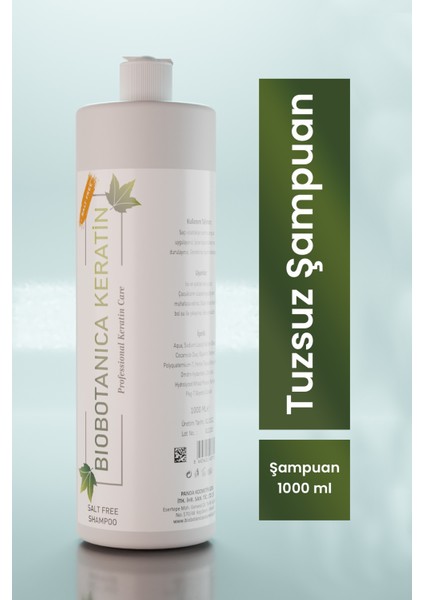 Tuzsuz - Salt Free Tüm Saçlar Için Şampuan 1000 ml