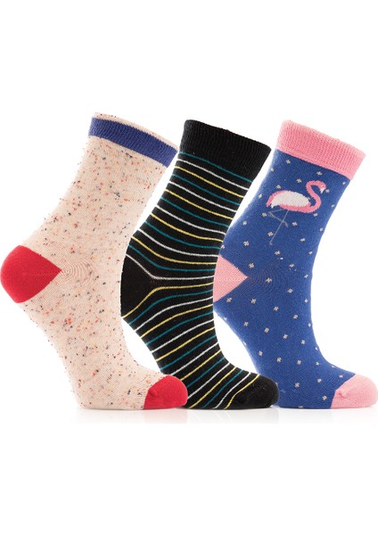 3lü Bayan Soket Çorabı