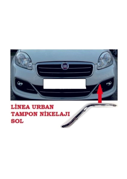 Fiat Linea Ön Tampon Krom Çıta Sol (Yeni Model) 735547971 modelleri
