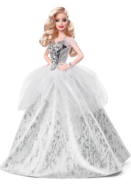 GXL18 Barbie 2021 Mutlu Yıllar Bebeği, Sarışın