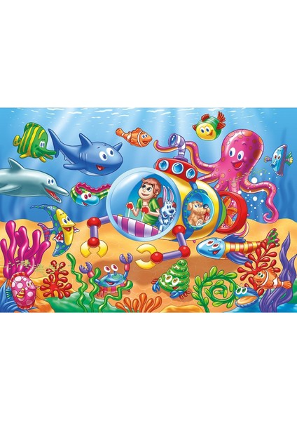 Jp 31006 Ks, Little Submarine Jumbo Puzzle 12 Parça