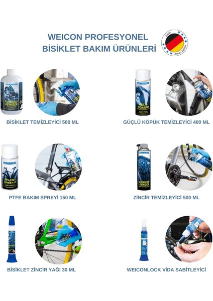 Profesyonel Güçlü Bisiklet Temizleyici Köpük 400 ml