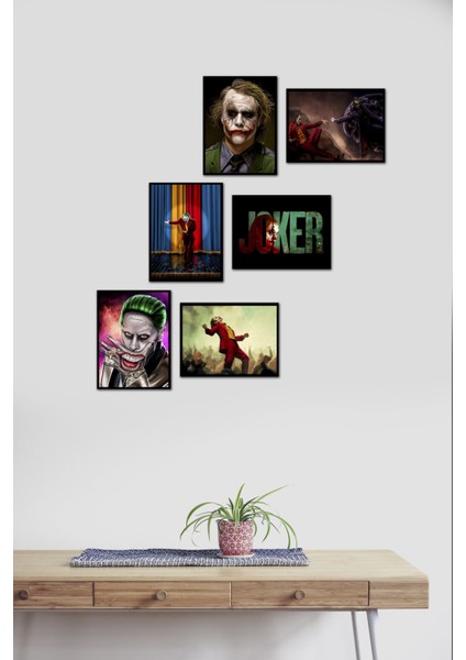 Joker 6 Parça Mdf Tablo