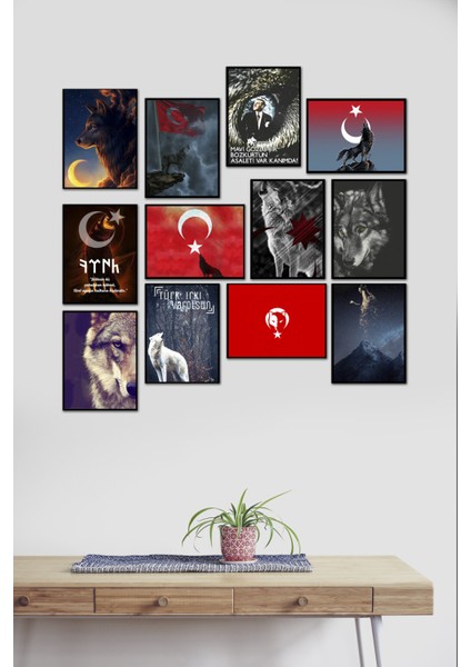 Bozkurt 12 Parça Mdf Tablo