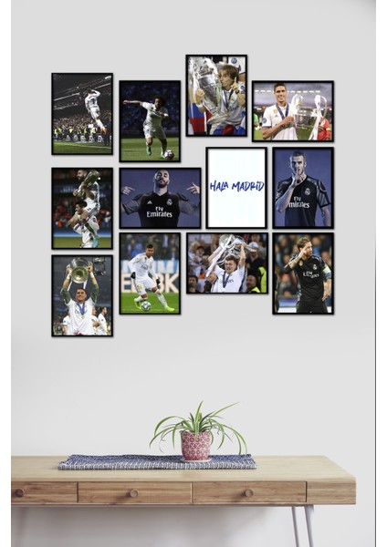 Real Madrid Rap 12 Parça Mdf Tablo