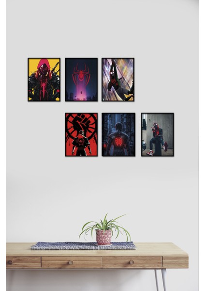 Spiderman 6 Parça Mdf Tablo