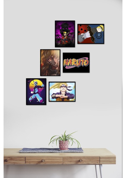 Naruto 6 Parça Mdf Tablo