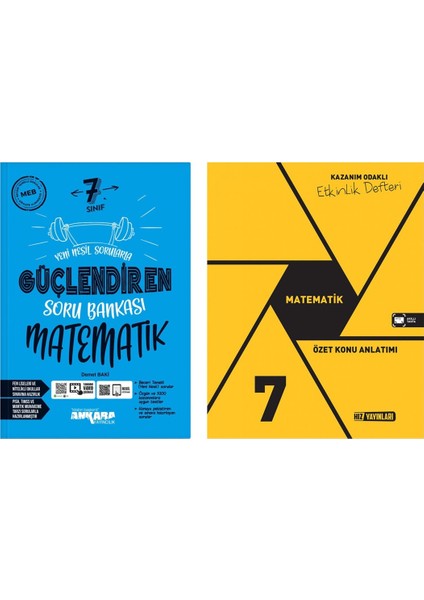 7.Sınıf Güçlendiren Matematik Soru Bankası + Hız Matematik Etkinlik Defteri