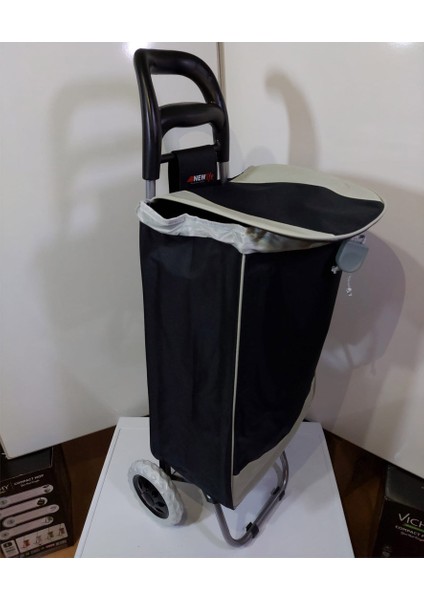 Lüx Pazar Arabası Leke - Su Tutmaz Kumaş Ses Yapmaz Teker