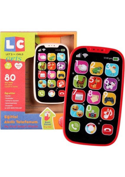 L-C Ilk Telefonum - Eğitici Akıllı Telefonum - Çocuk Telefonu