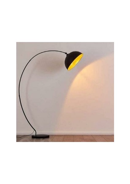 Retro Metal Dekoratif Siyah Köşe Lambası 40 cm