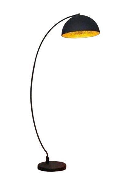 Retro Metal Dekoratif Siyah Köşe Lambası 40 cm