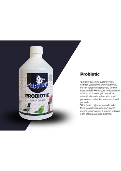 Probiotic 500 Ml. Sindirim Sistemi Düzenleyici Animal Feeding Tüm Kanatlı Hayvanlar Için