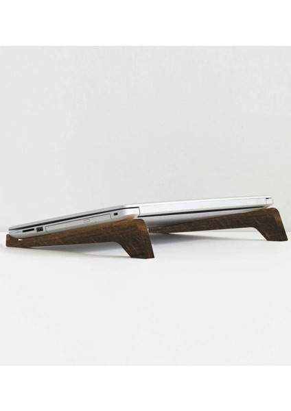 Kişiye Özel Taşınabilir Ahşap Ceviz Notebook Laptop Standı