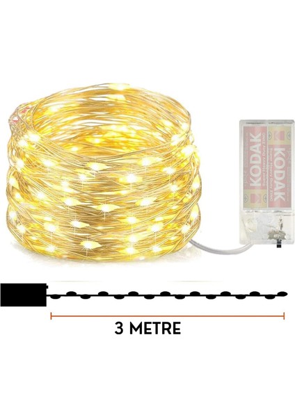3 Metre Peri LED 2 Adet Çok Amaçlı Dekoratif Aydınlatma