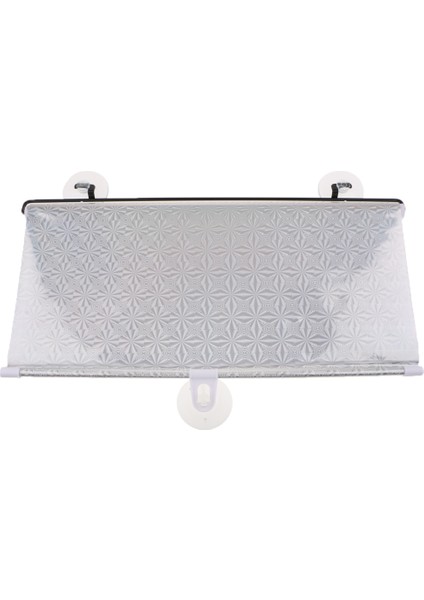 Araba Güneş Yalıtım Perde Uv Koruma Geri Çekilebilir Kalkan Kapağı 45X125 cm (Yurt Dışından)
