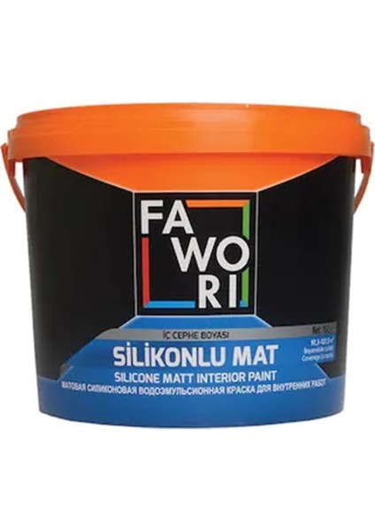 Filli Boya Fawori Silikonlu Mat Iç Cephe Boyası 15 Lt (20 Kg)