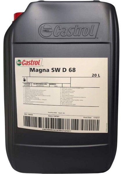 Magna Sw D 68 (Magnaglide) 20 Litre Kızak Yağı