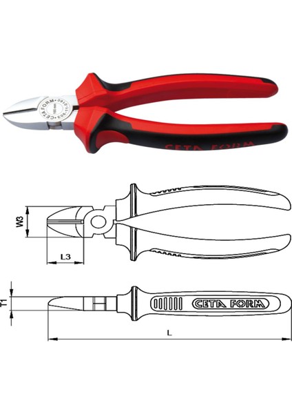 180MM E06-11-0180 Yan Keski (Parlak Krom/duotech Sap)