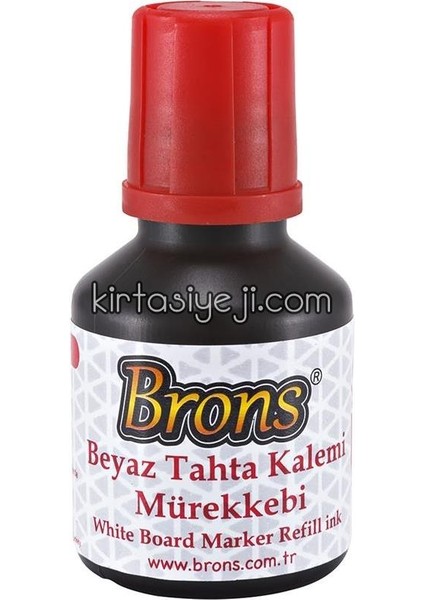 Brons 30 cc Kırmızı - Tahta Kalemi Mürekkebi