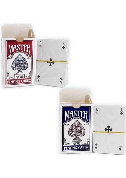Master Iskambil Oyun Kartları A/30 2 Adet