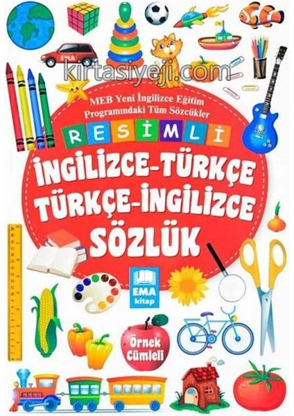 Ingilizce-Türkçe Resimli Sözlük Ema Kitap