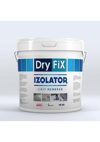 Izolatör Elastomerik Likit Membran 18 kg Uv'li