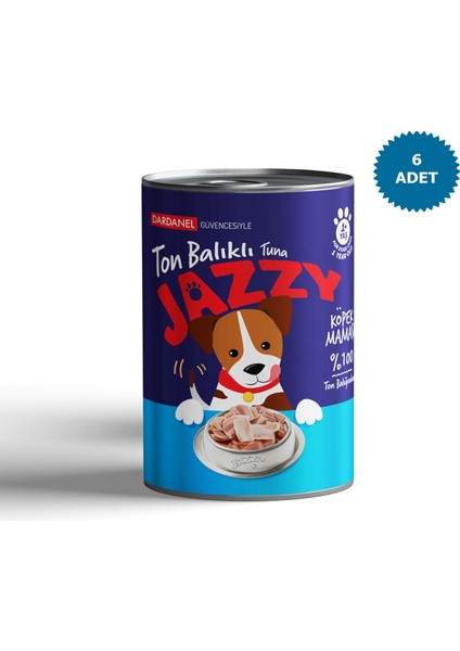 Jazzy Köpek Maması Ton Balıklı 400G x 6 Adet