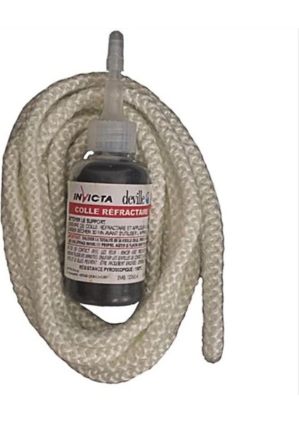 Ithal Kaliteli Fitil + Yapıştırıcı 2'li Set Şömine Soba