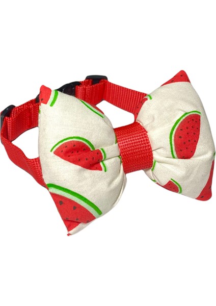 Ayarlanabilir Kedi Köpek Papyonu Watermelon