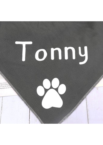 Isme Özel Kedi Köpek Polar Battaniye Yatağı 100X70 Gri modelleri