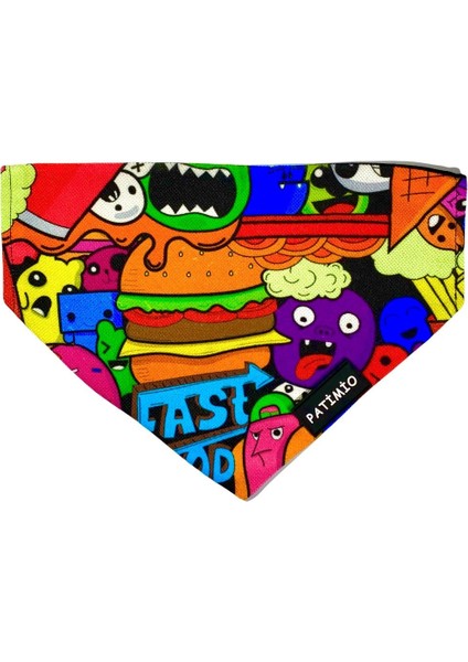 Pizza Tasma Fular Bandana