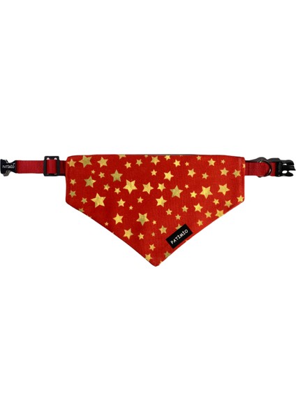 Red Gold Stars Tasma Fular Bandana