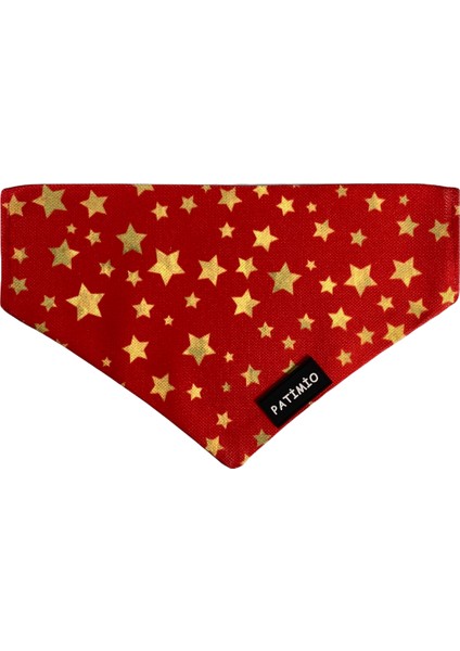 Red Gold Stars Tasma Fular Bandana