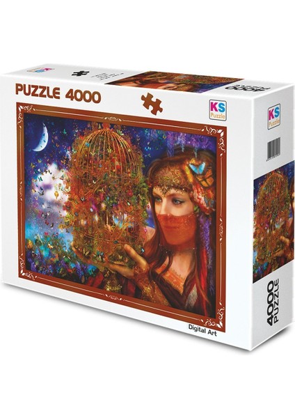 11295 Ks, Her Butterfly Fairytale, 4000 Parça Puzzle
