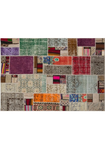 Klasik Modern El Dokuma Vintage Halı 160 x 230 cm 6021