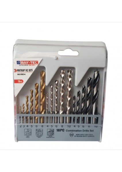 Bay Tec Matkap Ucu Seti 16 Pcs