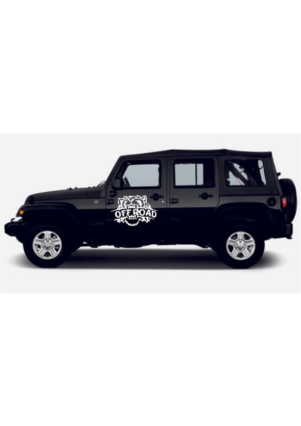 Ofroad Jeep Kapı Aslan Etiket