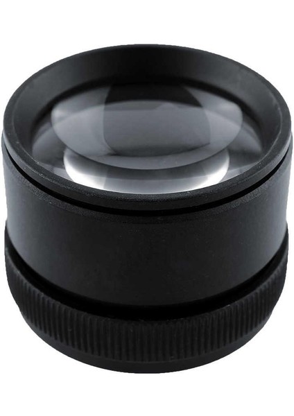 30X W315 Optik Büyüteç Çift Cam Lens Alman Malı Profesyonel  Siyah