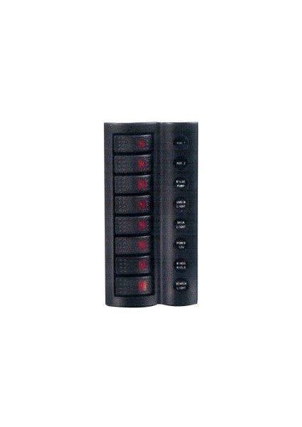 Swıtch Panel 8 Li Çift LED Tekne ve Yat