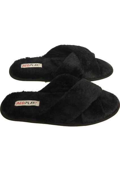 Kadın Ev Terliği Çapraz Bant Çinçila Yumuşak Kaymaz Taban