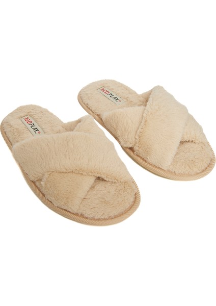 Kadın Ev Terliği Çapraz Bant Çinçila Yumuşak Kaymaz Taban fiyatları