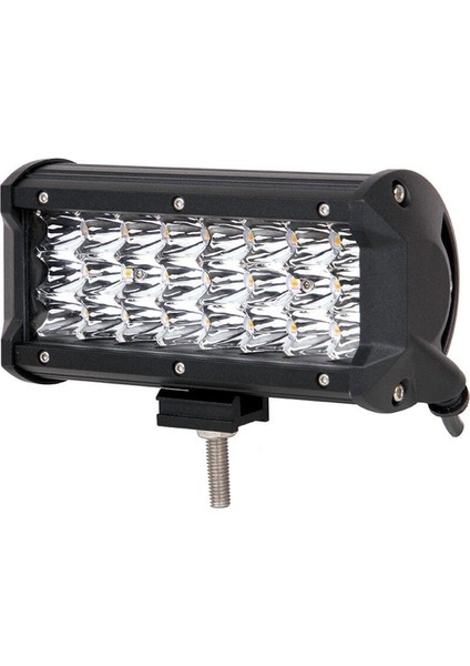 Off Road Çakarlı Sis LED 24 LED 17CM 72W LED Çakarlı